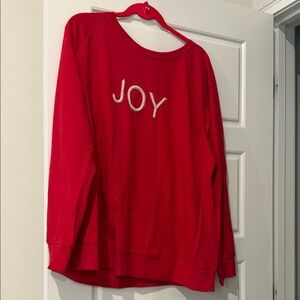Lane Bryant Red Crew Neck Sweater